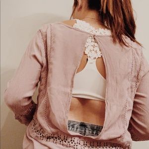 Blush Flowy Long Sleeve